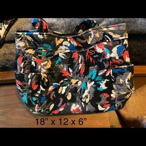 Vera Bradley large tote, Splash pattern